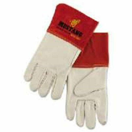 EAT-IN 127-4950XL Mustang Mig - Tig Welder Gloves - Tan - Extra Large - 12 Pairs EA3813850